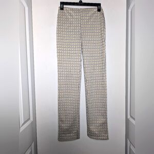 Lysse pants houndstooth yellow sz S miller treggings gold check slimming